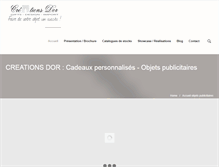 Tablet Screenshot of creationsdor.com